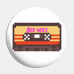 Bee Gees 8bit cassette Pin