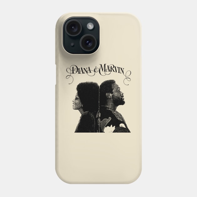 DarKBlacK - DIANA AND MARVIN Phone Case by WuTangStore