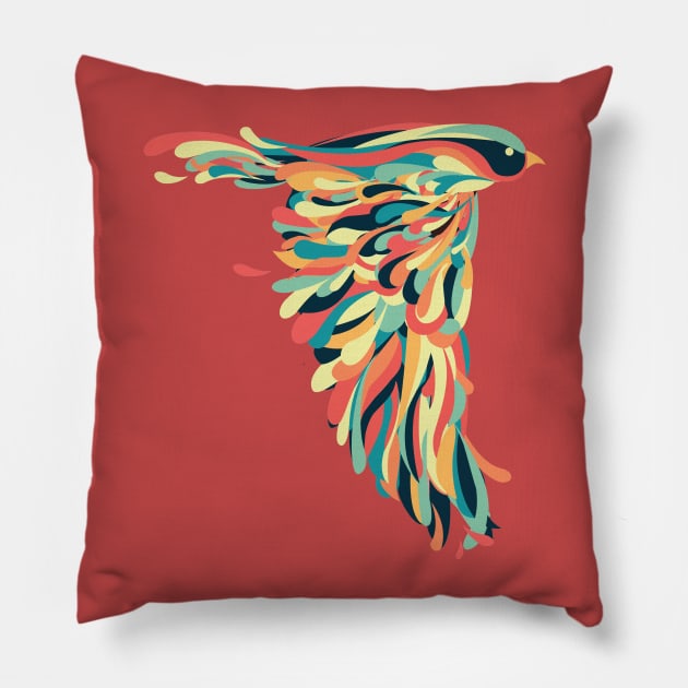 Down Stroke Pillow by jayf23