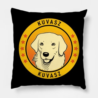 Kuvasz Dog Portrait Pillow