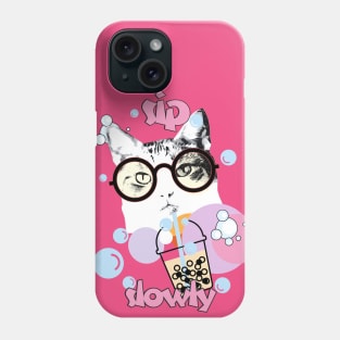 Boba Cat Lover Phone Case