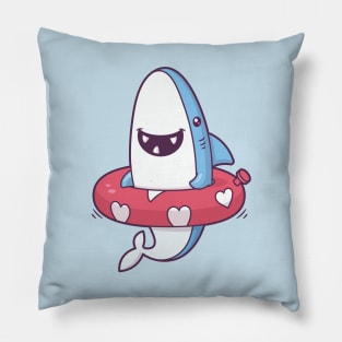 Shark Summer Fun Pillow
