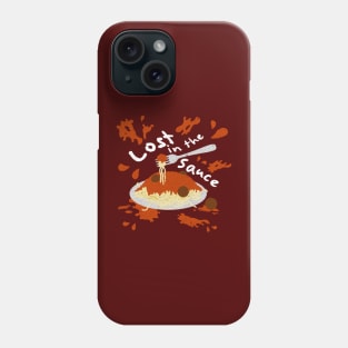 Lost in the Spaghetti Sauce Phone Case