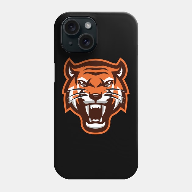 Angry Tiger Phone Case by TomCage