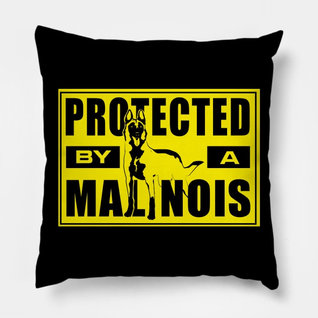 Malinois  - Belgian shepherd - Mechelaar Pillow by Nartissima