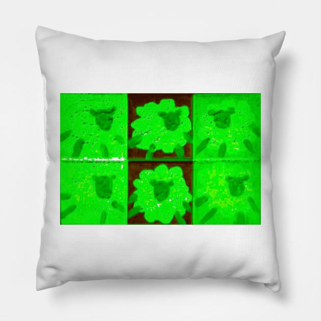 Night Sheeple Zombie 3 Pillow by Zenanigans