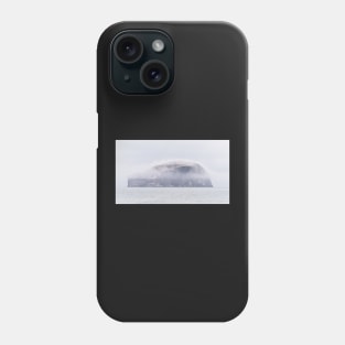 Bass Rock in mist Phone Case