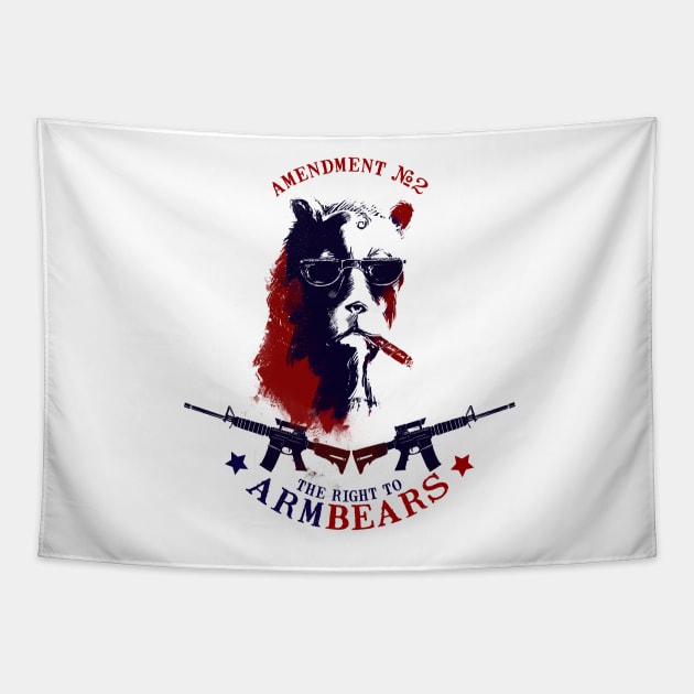 The Right to Arm Bears Tapestry by PopShirts