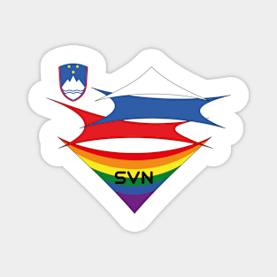 Slovenia pride flag Magnet