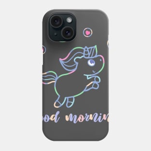 morning unicorn Phone Case