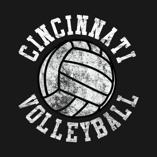 Discover Vintage Cincinnati Volleyball - Cincinnati Volleyball - T-Shirt