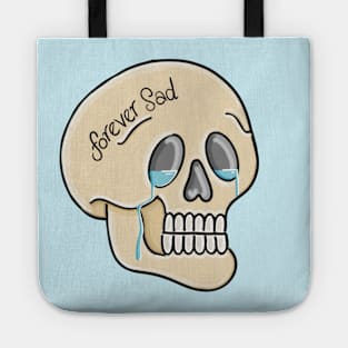 Forever Sad, Cry Skull, Reaper and Bones Tote