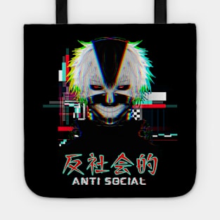 Anime Vaporwave Antisocial Ghoul Tote