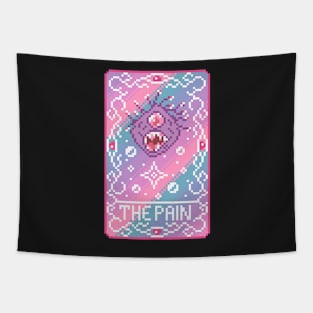 Dungeons and Dragons Tarot Card Pixel Art Tapestry