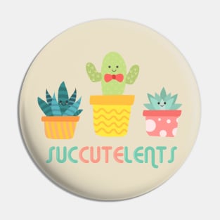 Cute Little Kawaii Succulents - Succutelents Pin