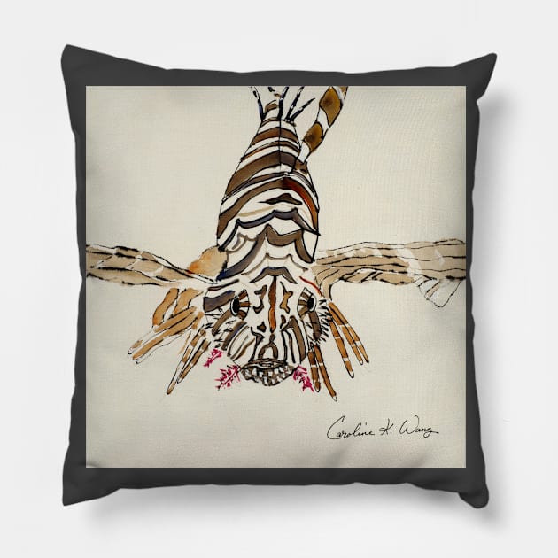 Lion Fish Pillow by Cwang