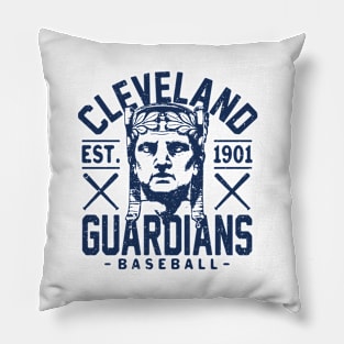 Retro Cleveland Guardians by Buck Tee Pillow