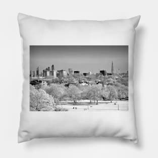 London Skyline Cityscape Primrose Hill Pillow