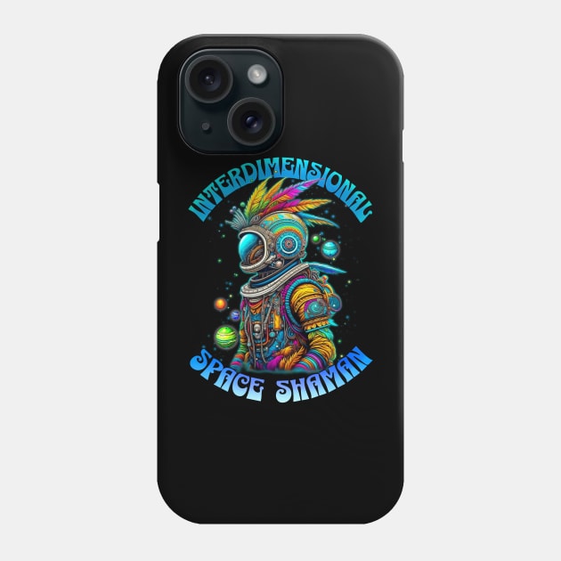 INTERDIMENSIONAL SPACE SHAMAN Phone Case by Tripnotic