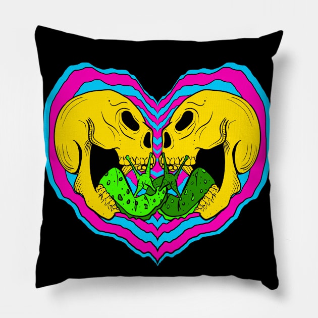 French Kiss Pillow by LarsBeelzebub