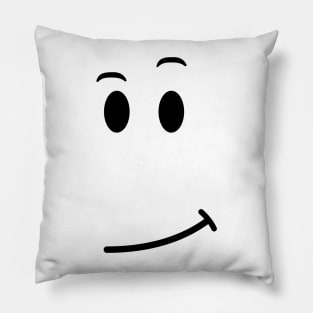 Smiley Face Character Pillow