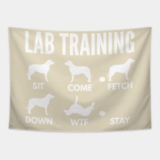 Lab Training Labrador Tricks Tapestry