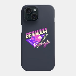 Bermuda Triangle - 80s retro neon Phone Case