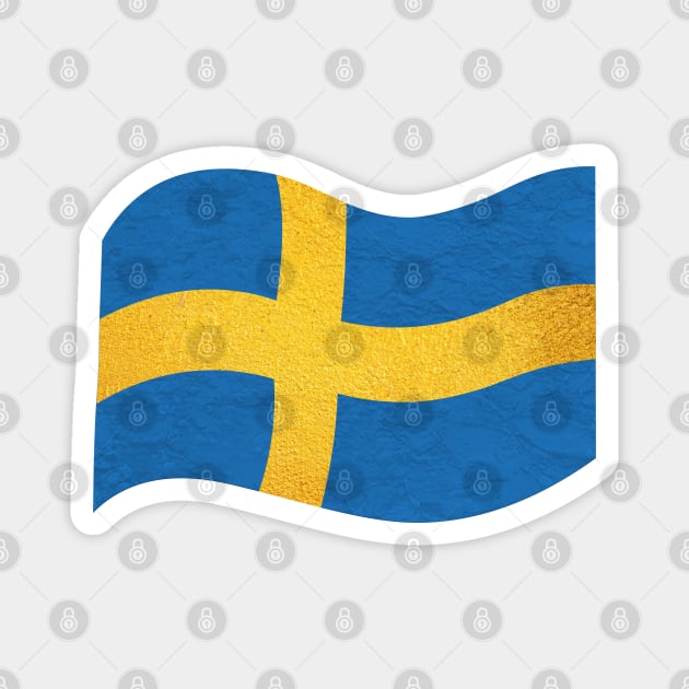 The flag of Sweden Magnet by Purrfect