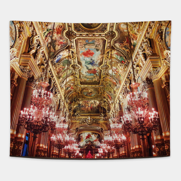 Opera Garnier Palace Opera Garnier Tapestry Teepublic