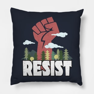 Environmental Awareness RESIST Pillow