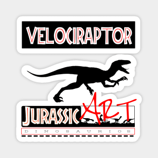 JURASSIC ART VELOCIRAPTOR Magnet