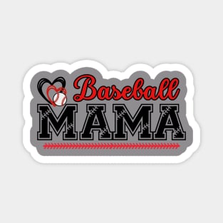 Mothers Day Shirt, Retro Baseball Mom Cool Moms Club Shirt, Funny Mom Shirt, Mom Birthday Gift, Cute Mom Gift, Rocker Mama Tee Magnet