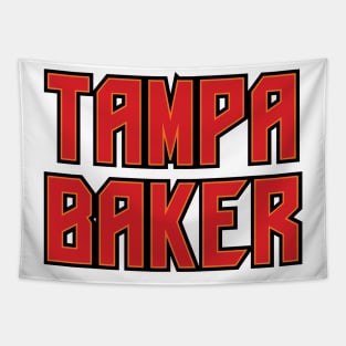 Tampa Baker Text Tapestry