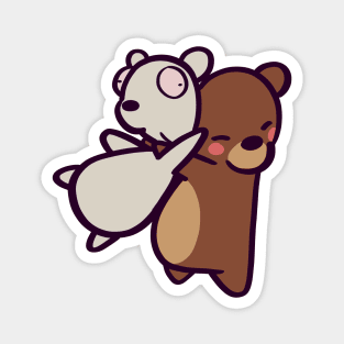 Grizzly Bear Hug Magnet