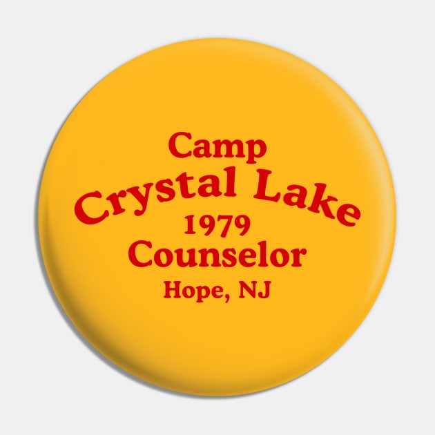 Camp Crystal Lake Pin by Exit28Studios