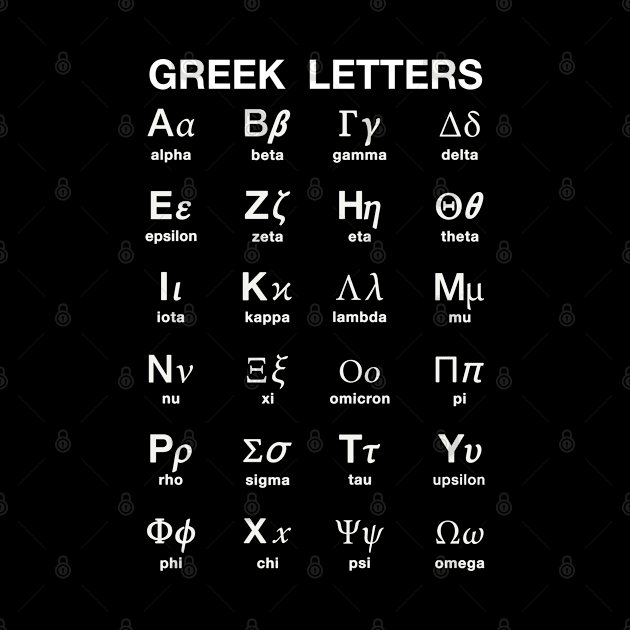 Greek Alphabet by CrissWild