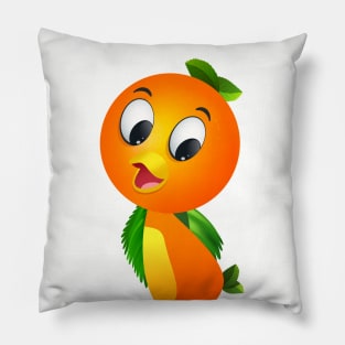 Classic Florida Orange Bird Pillow