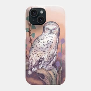 Snow Owl Phone Case