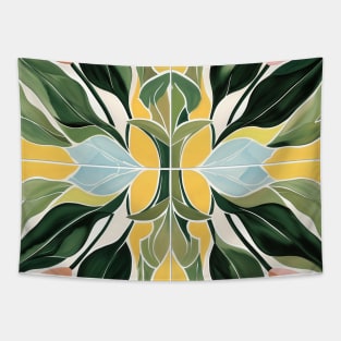 Georgia O'Keeffe Inspired Tile Pattern Tapestry