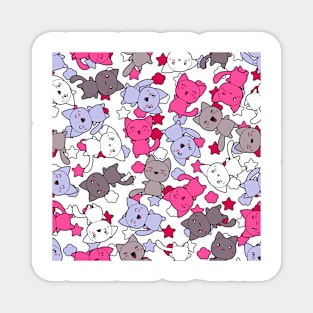 Pattern cats Magnet