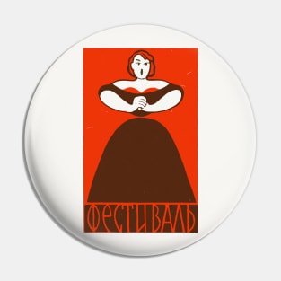 Opera Singer ---- Retro Soviet Poster Aesthetic Pin