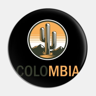 Colombia saguaro Pin