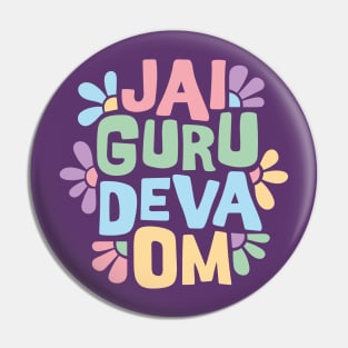 Jai Guru Deva Om 4 Pin