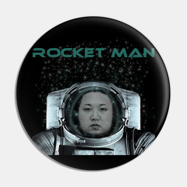 Kim Jong Un Rocket man Design by MotorManiac Pin by MotorManiac