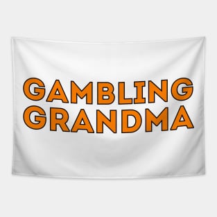 Gambling Grandma Tapestry