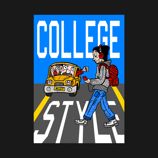 college style. broke school students fear no death. by JJadx