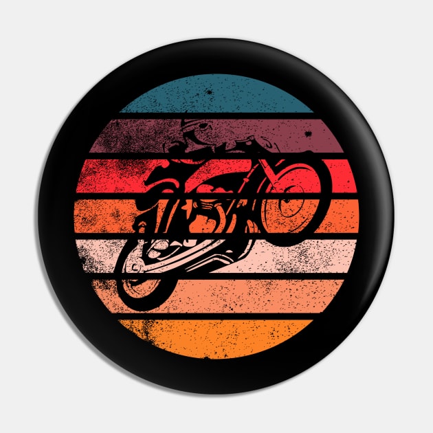 Retro Sun Bike Ride Pin by ElevateElegance