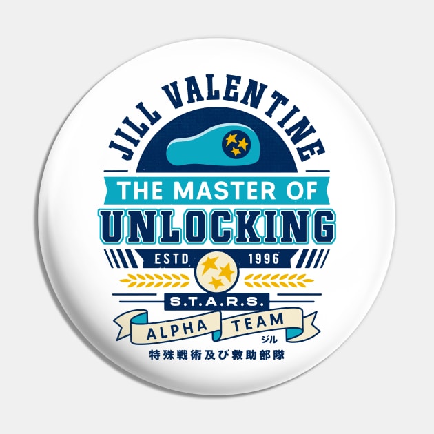 Jill Master Of Unlocking Emblem Pin by Lagelantee