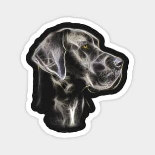 Great Dane Art Dog Magnet