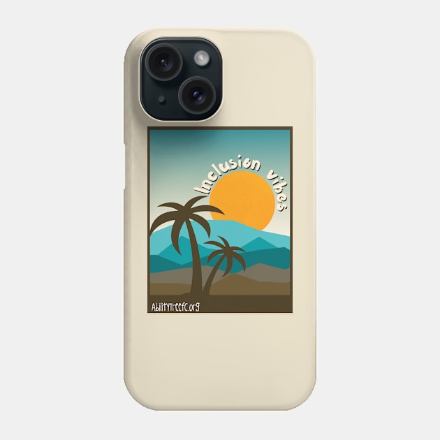 Inclusion Vibes blues Phone Case by Ability Tree First Coast FL